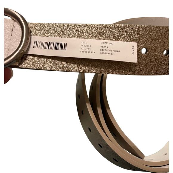 NWT Size 0X 14/16 Catherine’s Gold/White Reversible Fashion Belt - Picture 3 of 3